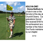 Donna Bulthius Hole in One